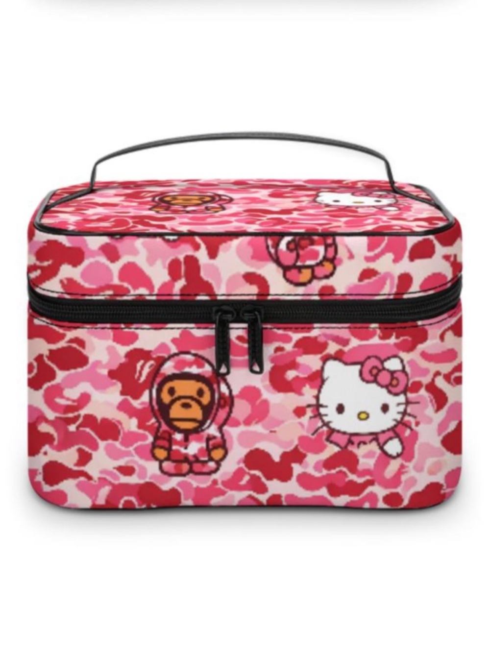 Hello Kitty Pink Camouflage Kids Carry Case